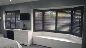 Bay window shutters in Hartlepool